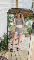 KNITTED STRIPED SET