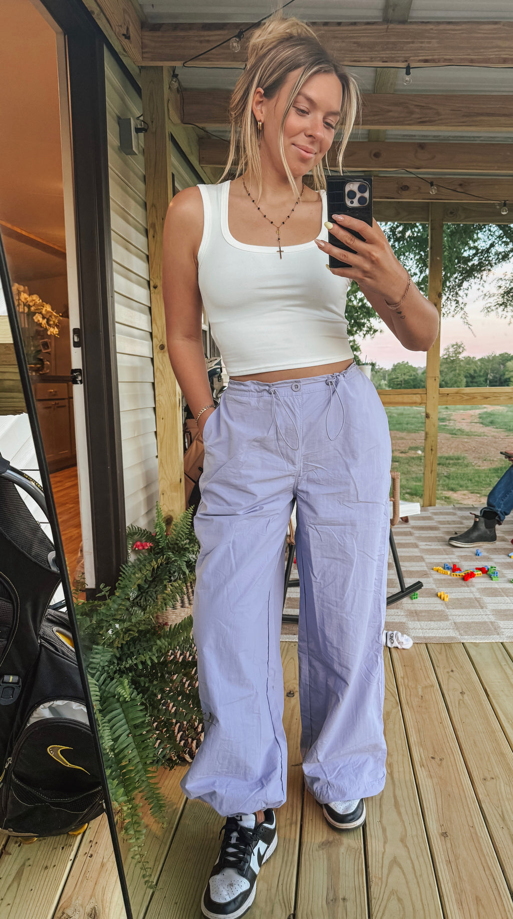 Cool girl cargo pants