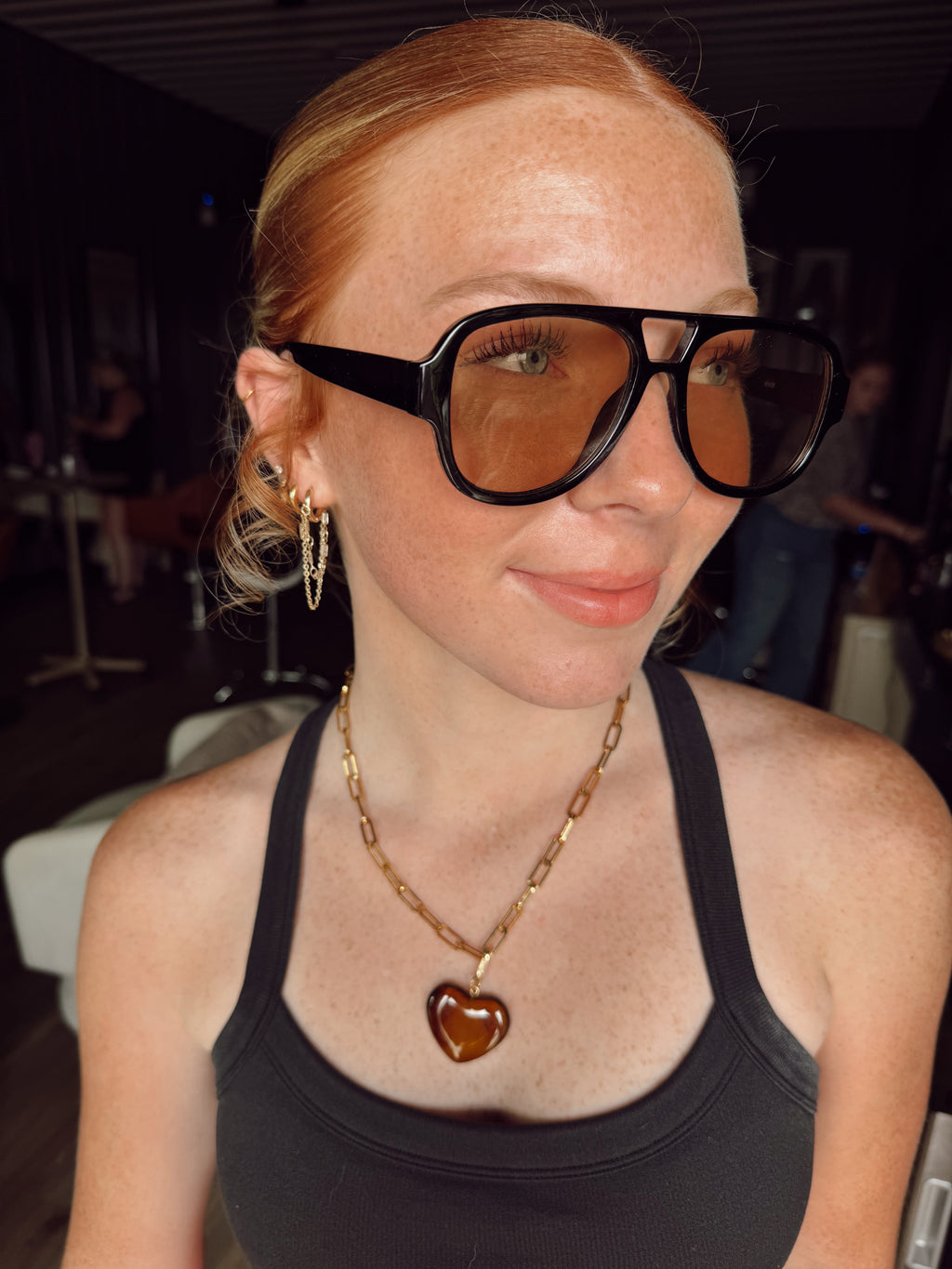 The bourbon heart necklace