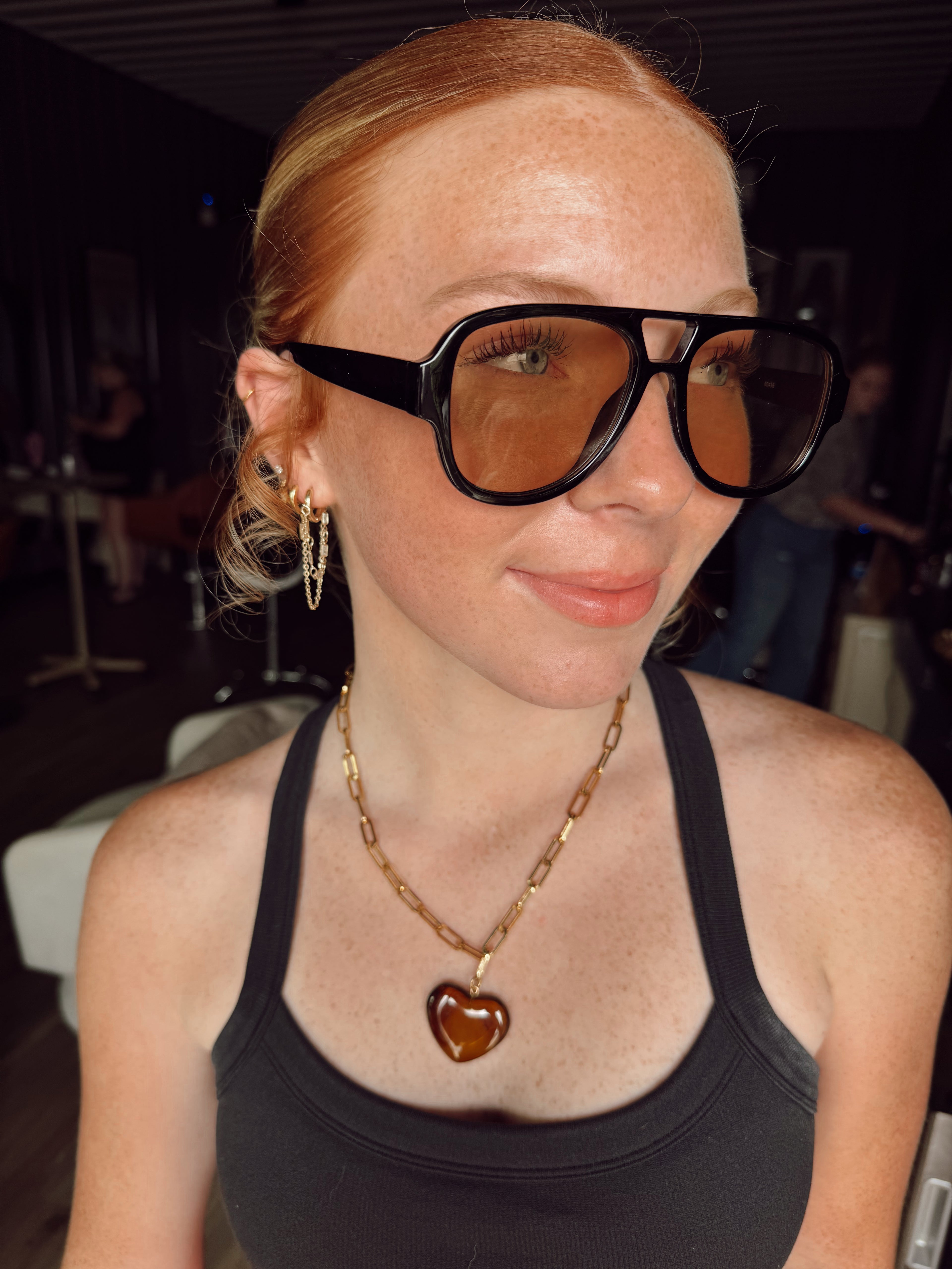 The bourbon heart necklace