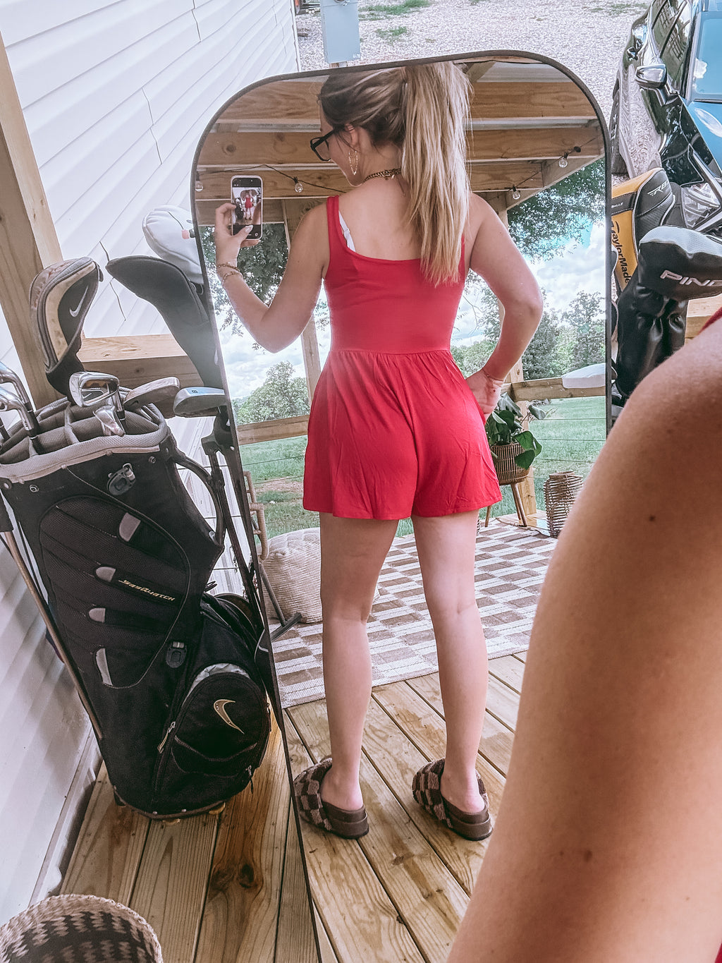 Cherry pop romper