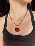 The bourbon heart necklace