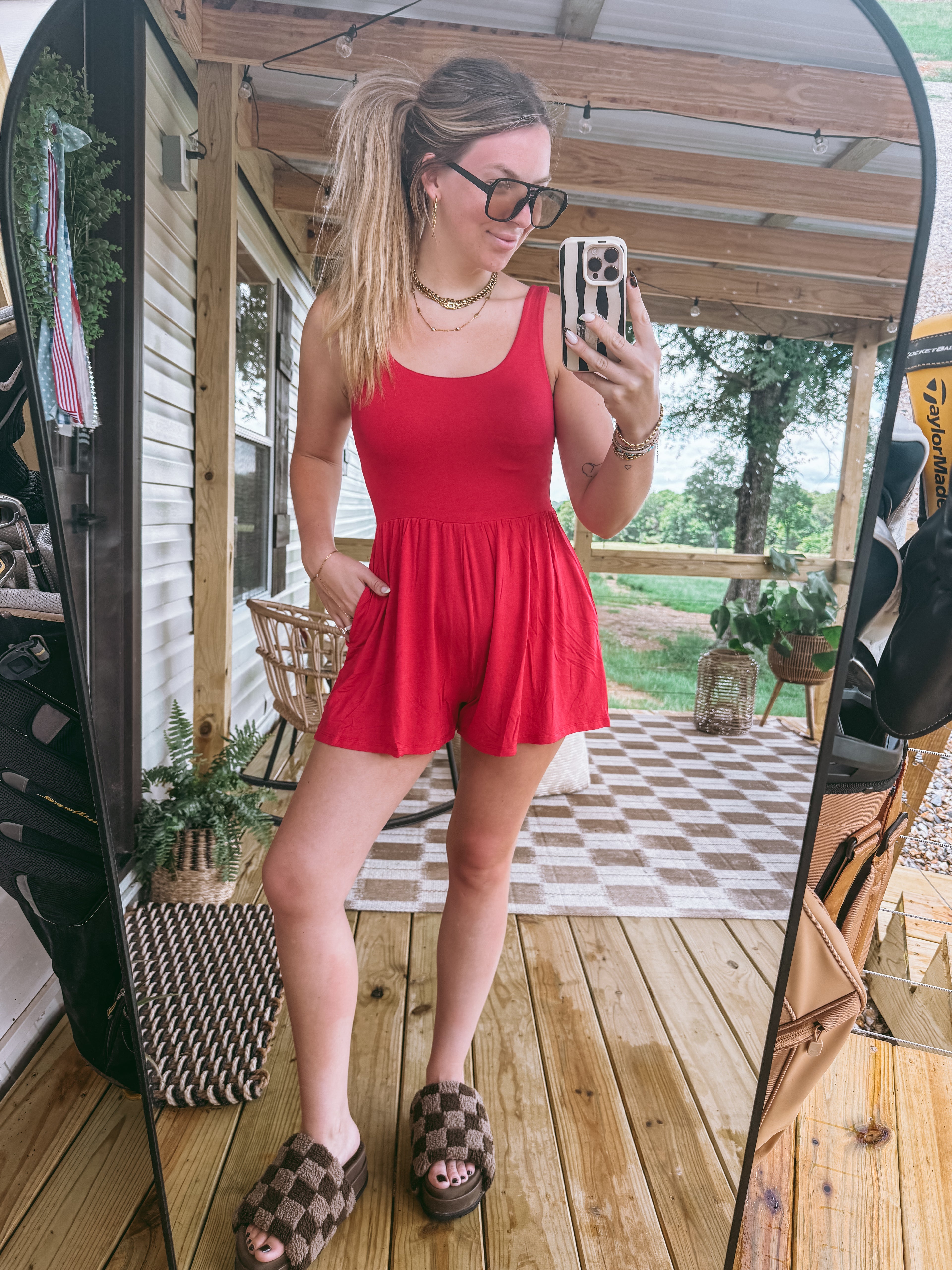Cherry pop romper