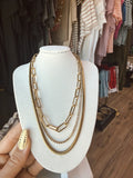 The trinity stack necklace