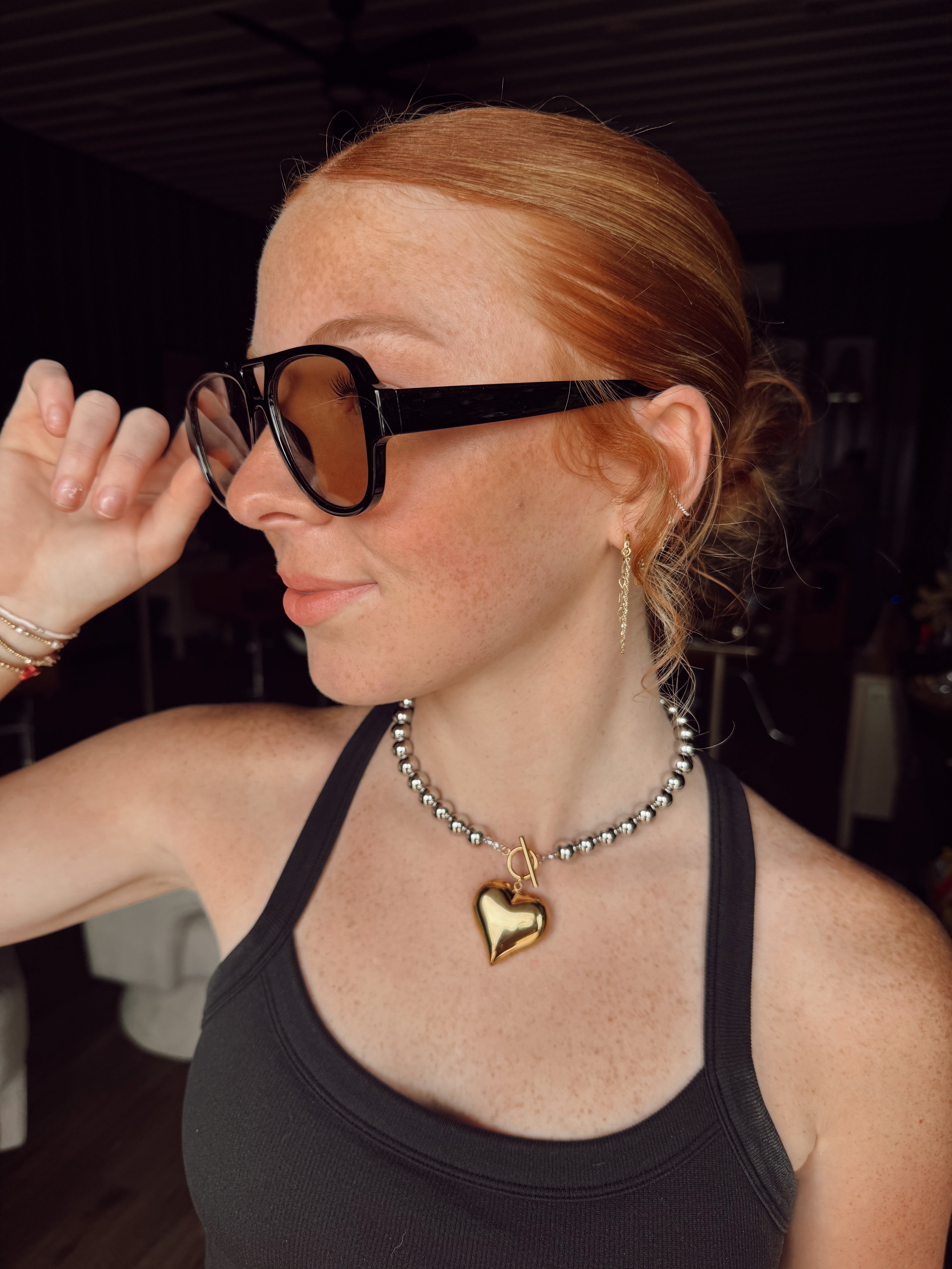 The socialite heart necklace
