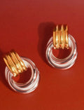 Wanda classic two tone hoop
