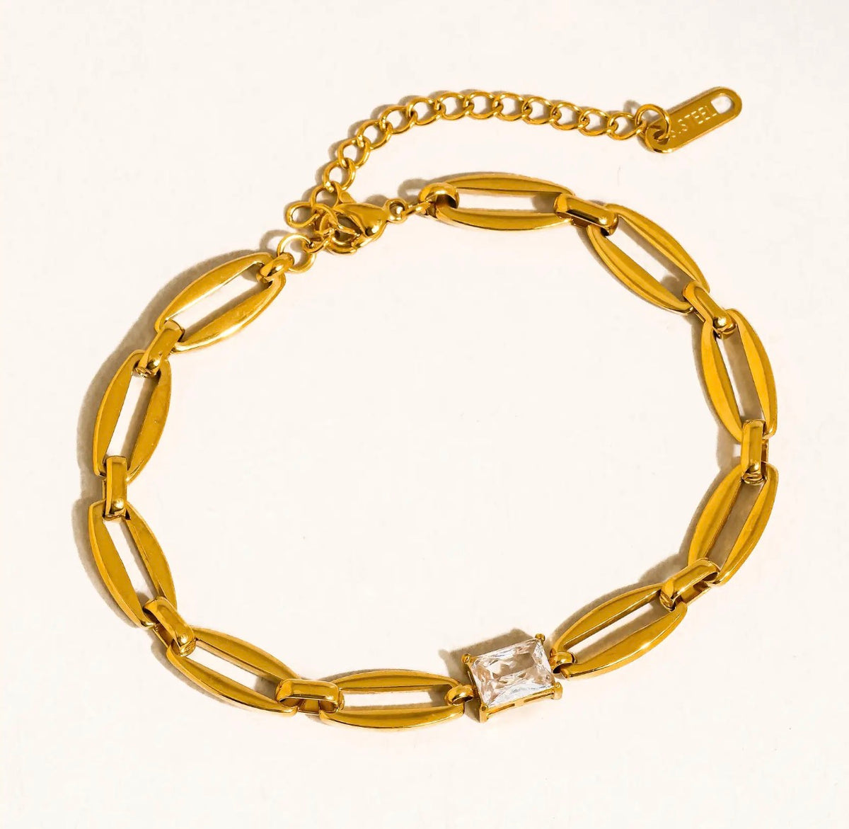Melrose link chain bracelet