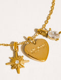 “Mom” charm necklace