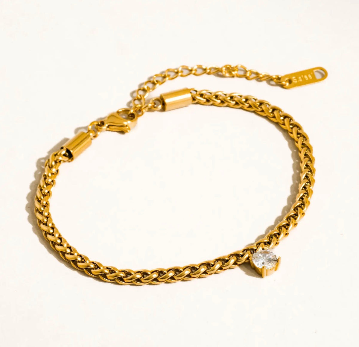 Indy charm braided bracelet