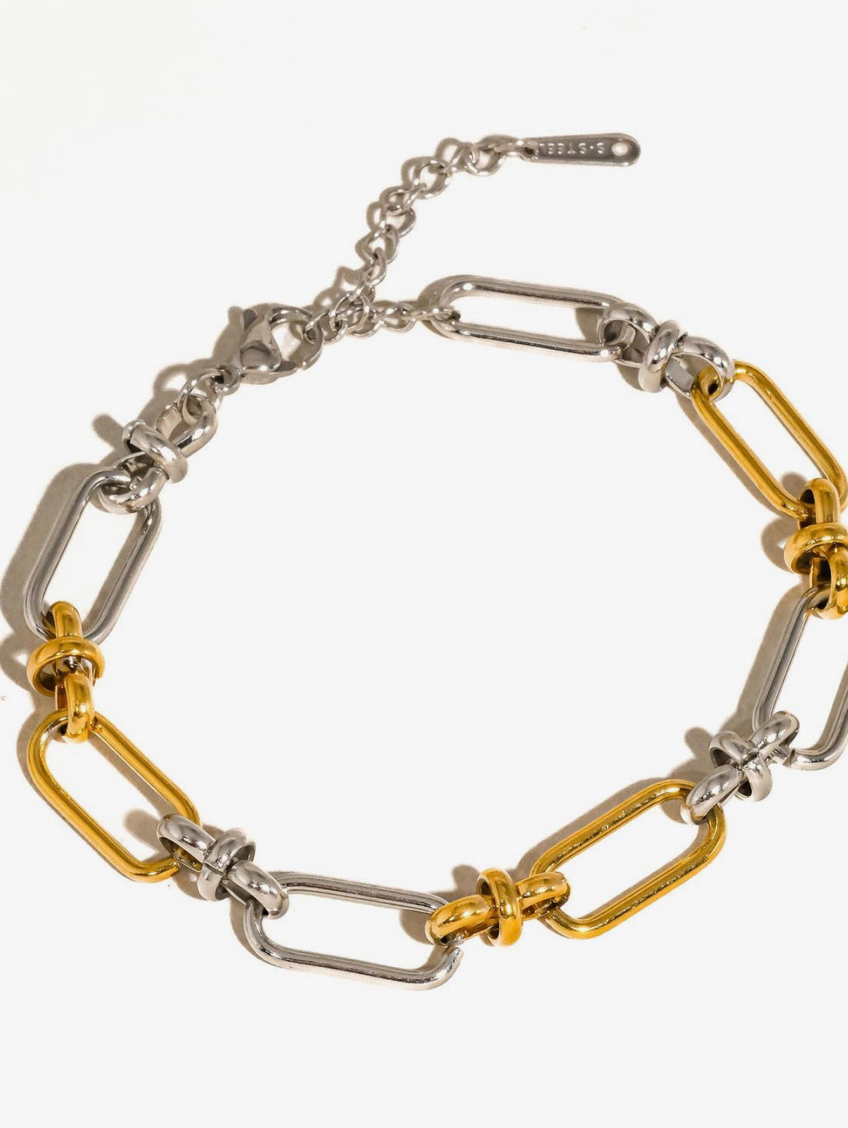 Matin two tone bracelet