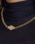 Parisse coin pendant necklace