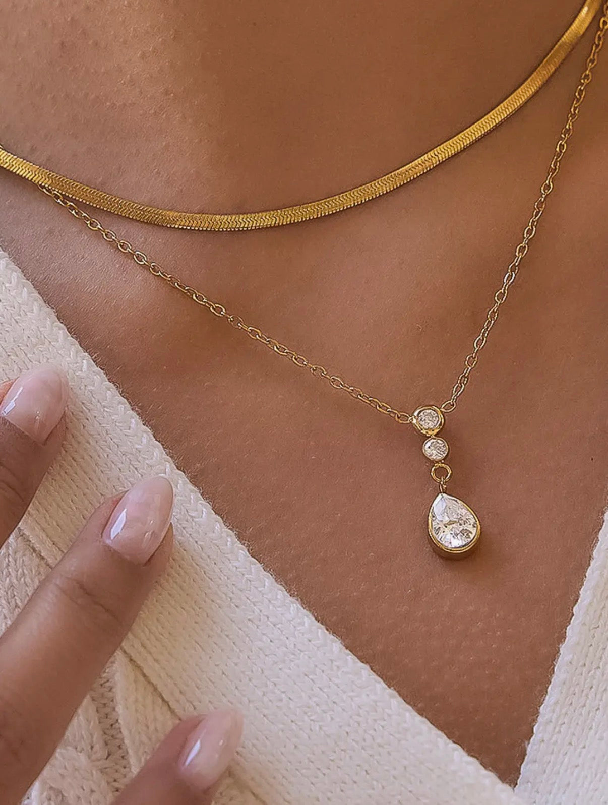 Dorielle stack necklace