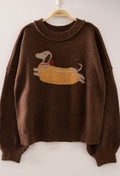 Hot diggity dog sweater