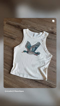 faux bedazzled duck tank