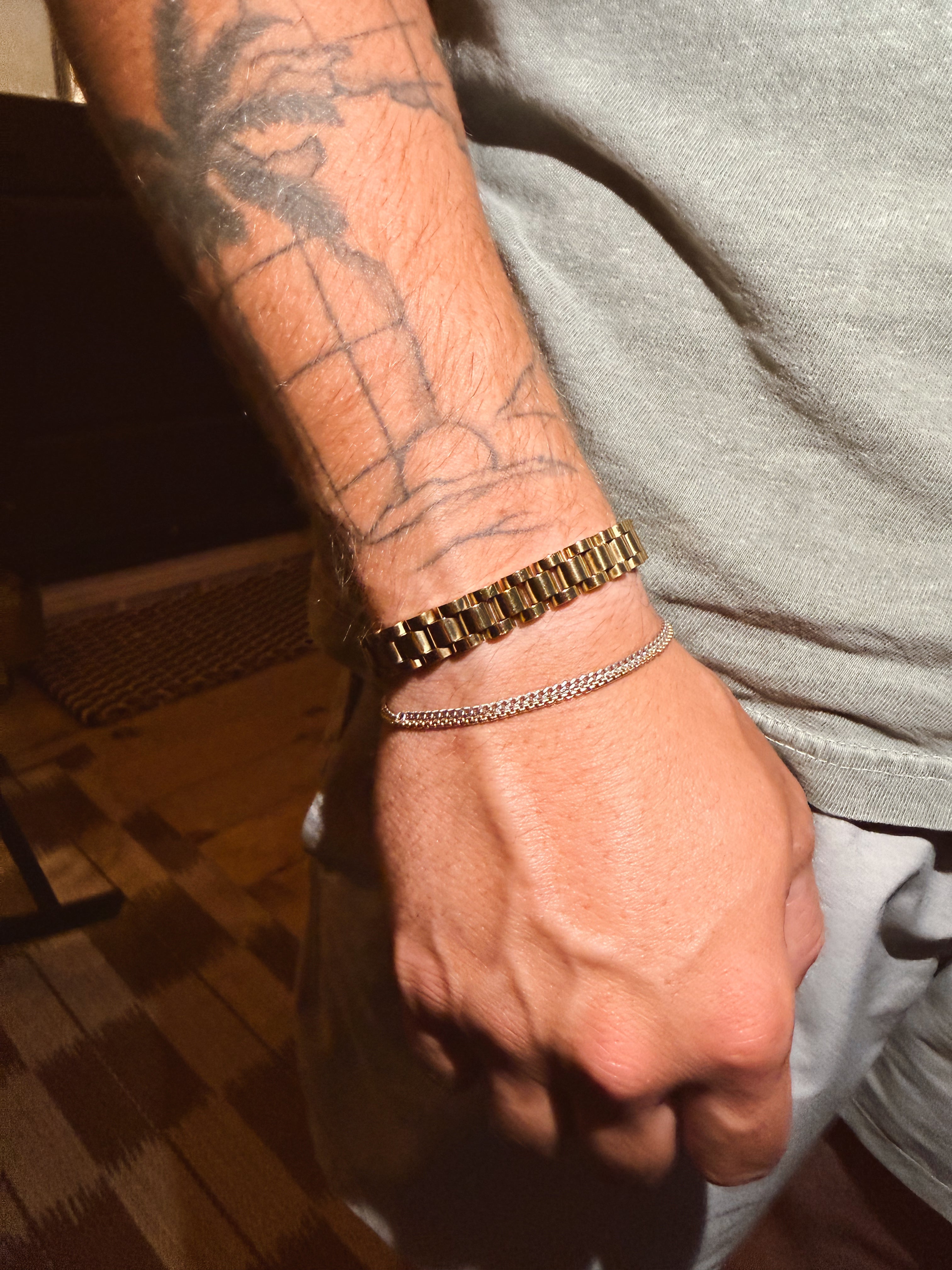 All Gold Unisex watch band bracelet